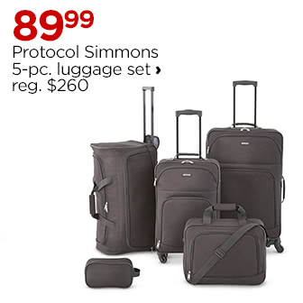 protocol luggage 5 piece