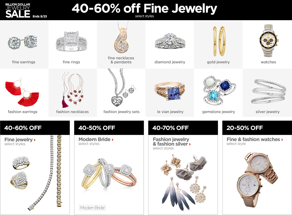 40-60% Off Fine Jewelry