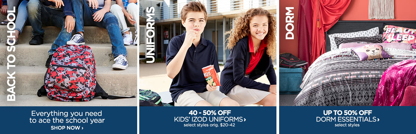 Back to School | Uniforms | Dorm