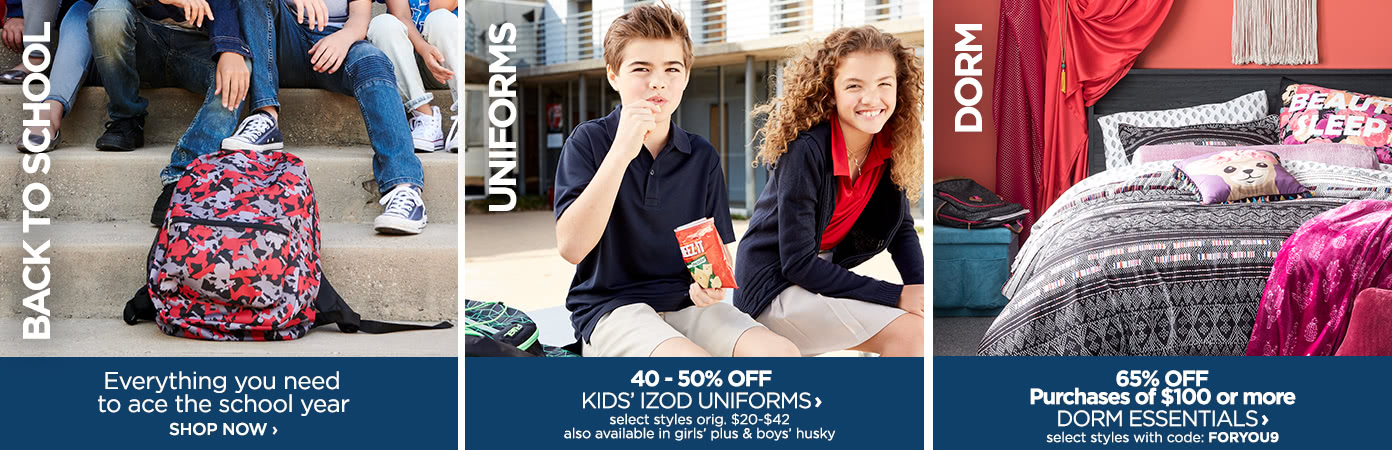 Back to School | Uniforms | Dorm
