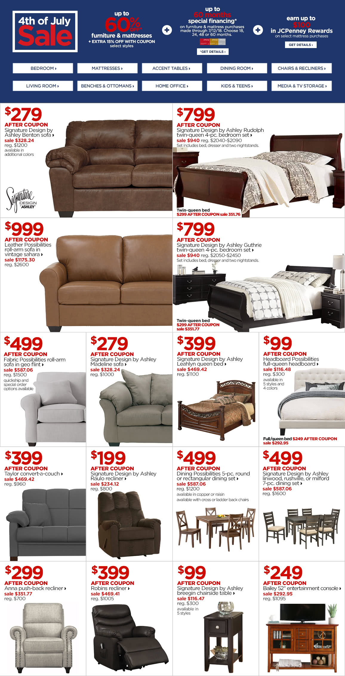 Furniture Store Near Me, Shop Bedroom, Living & Dining Room Sets at JCPenney