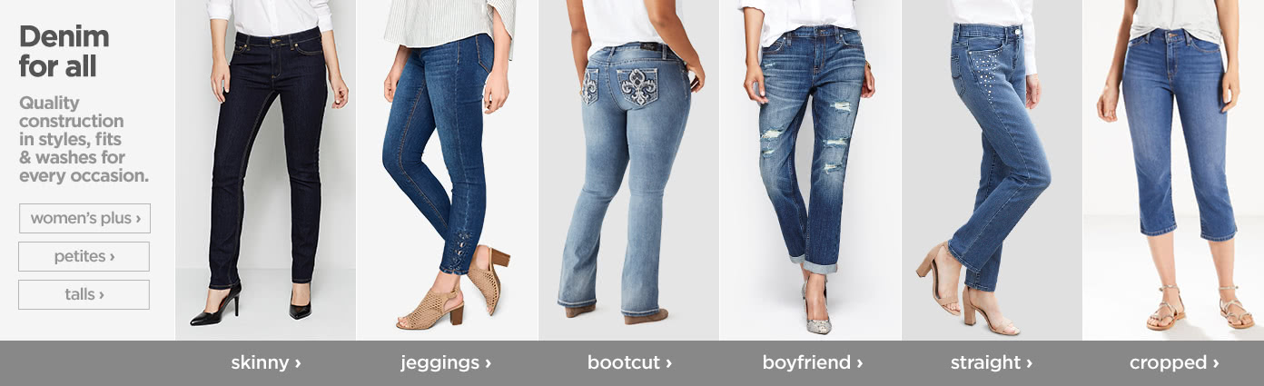 Women's Jeans | Boyfriend & Skinny Jeans for Women | JCPenney
