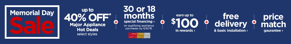 Memorial Day Sale | Up to 40% Off* Major Appliance Hot Deals