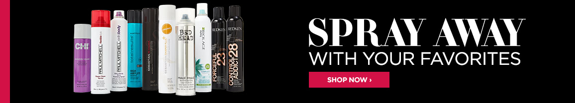 Spray Away with Your Favorites