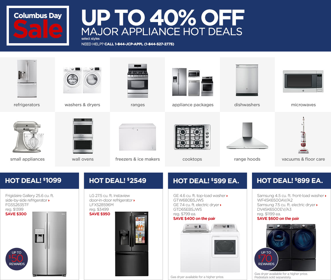 Up to 40% Off Major Appliance Hot Deals