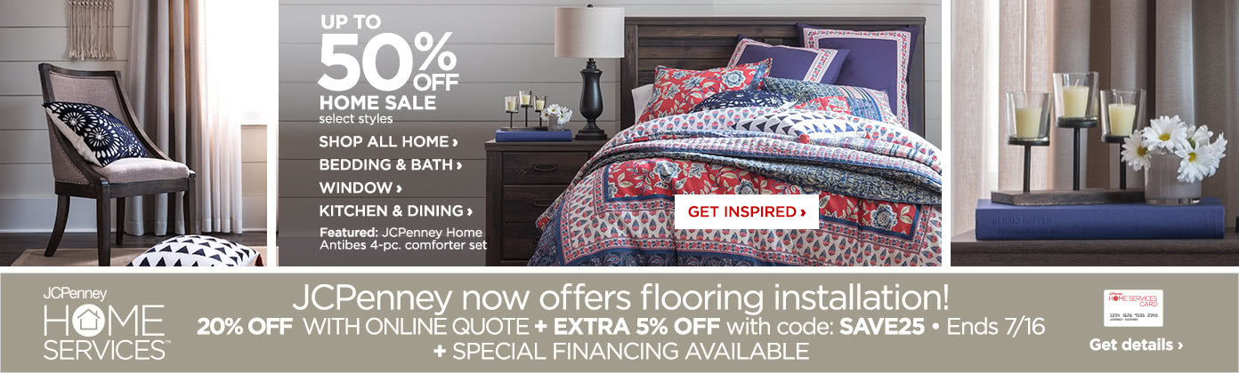 Up to 50% off Home Sale