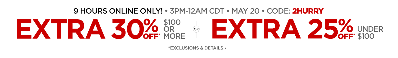 use code 2HURRY