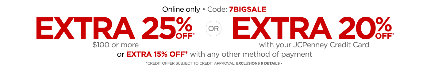 use code 7BIGSALE