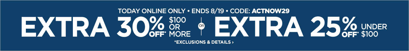 use code ACTNOW29
